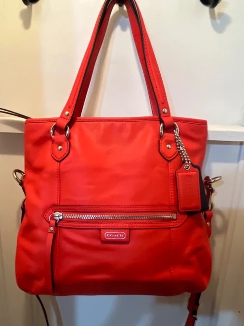 EUC Coach Daisy Mia Red Handbag